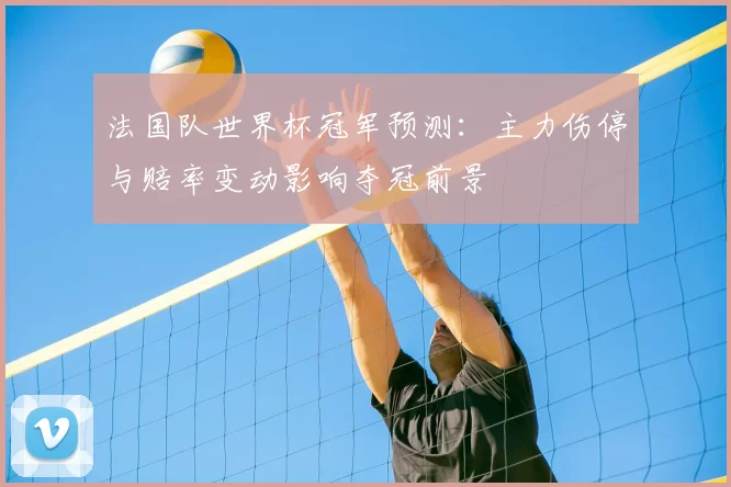 法国队世界杯冠军预测：主力伤停与赔率变动影响夺冠前景